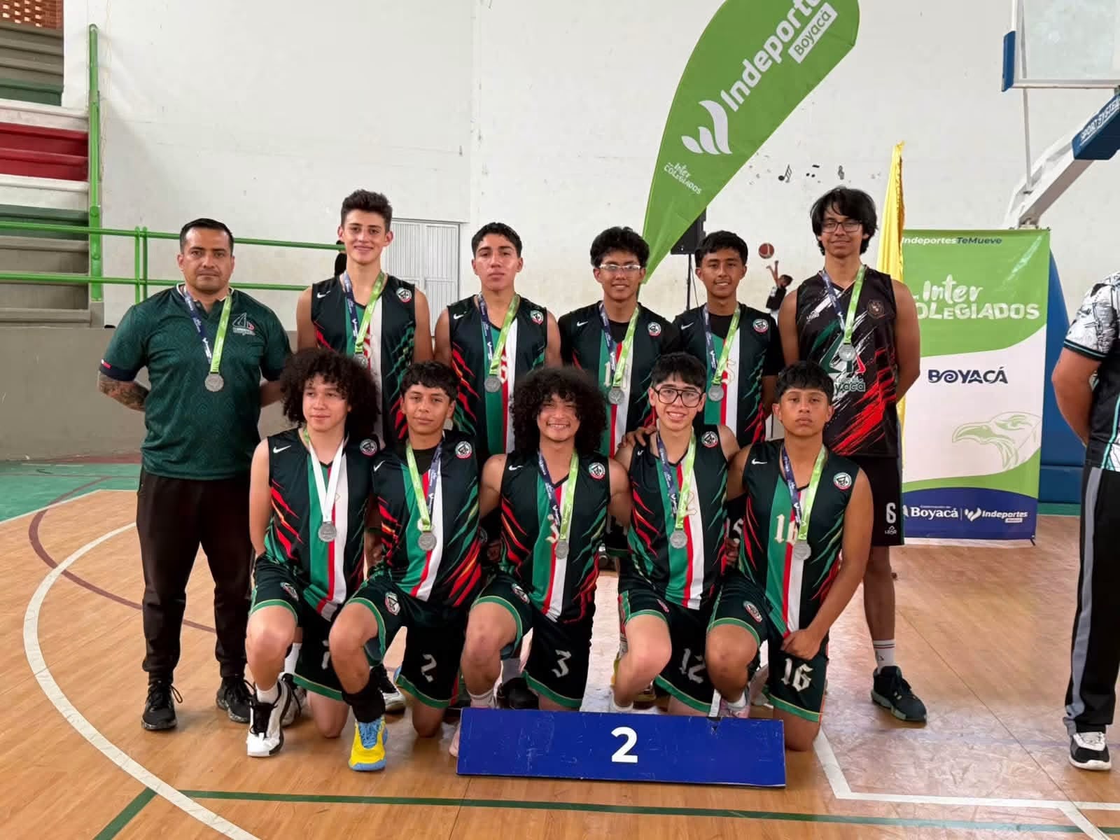 El Colegio de Boyacá destaca con múltiples títulos en la fase intercolegiada de baloncesto
