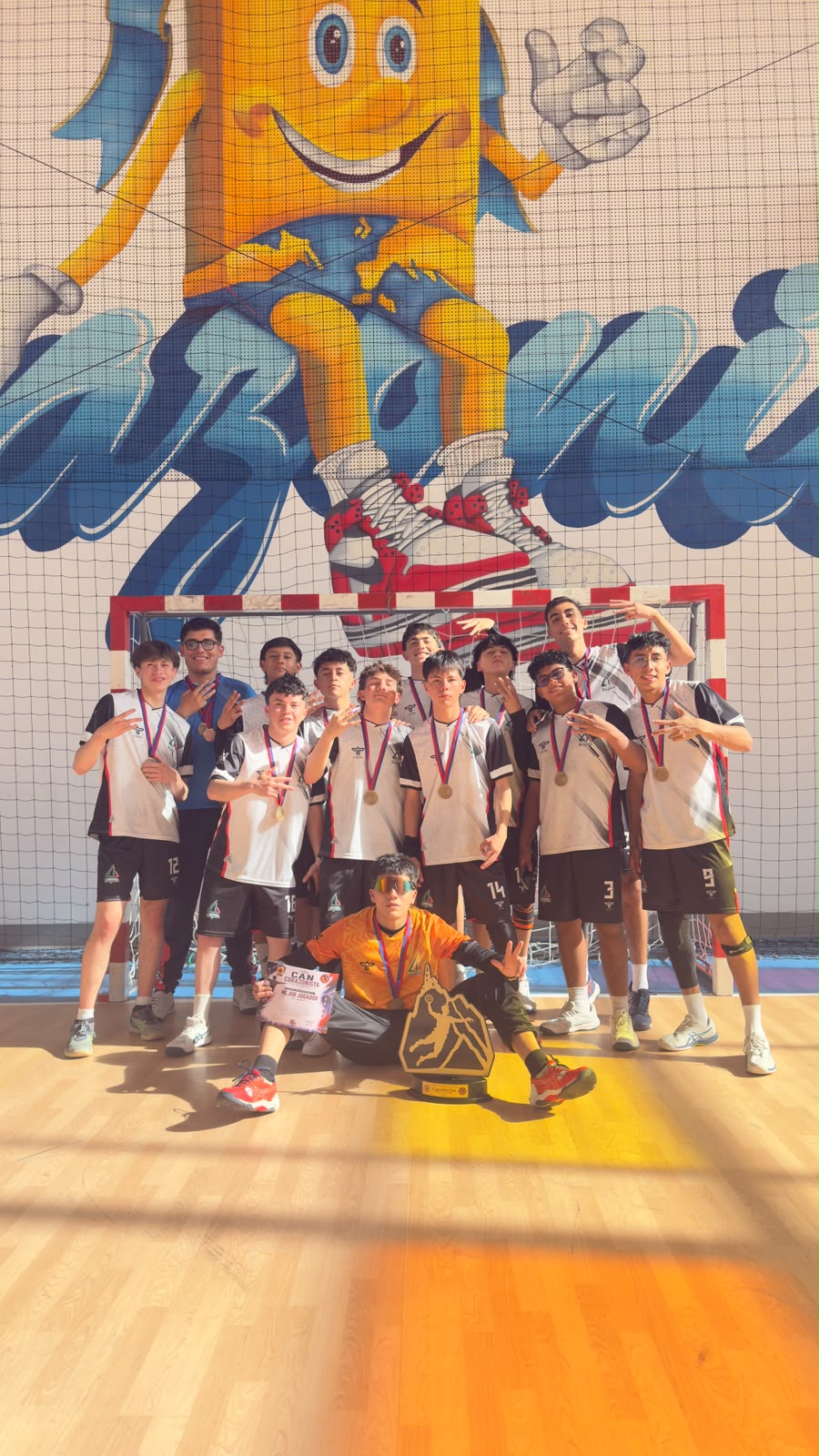 El Colegio de Boyacá conquista, por tercer año consecutivo, el título nacional de balonmano